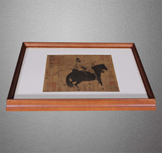 威宁书画装裱配框服务案例